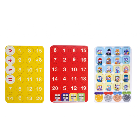 Joc educativ 2 in 1 - Autobuzul Matematic - poza 2