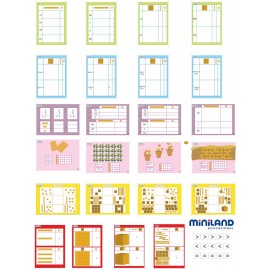 Joc educativ Baza 10 - set 121 piese la cutie - Miniland - poza 3