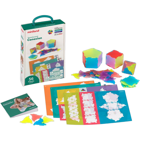 Joc educativ Conexion 56 cu piese translucide - poza 1