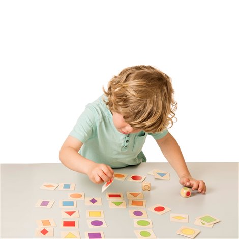 Joc Educativ cu forme geometrice Gaseste si Lipeste - poza 2