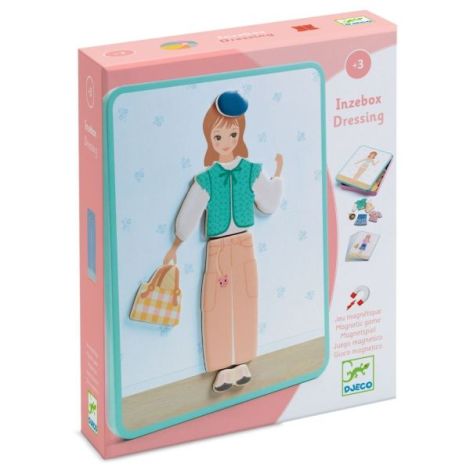 Joc educativ cu magnet de imbracat personaje, Djeco - poza 1