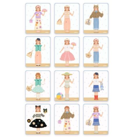 Joc educativ cu magnet de imbracat personaje, Djeco - poza 4