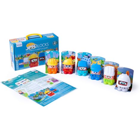 Joc educativ de construit Profesiile, Miniland 32340 - poza 1