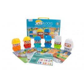 Joc educativ de construit Profesiile, Miniland 32340 - poza 3