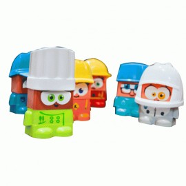 Joc educativ de construit Profesiile, Miniland 32340 - poza 5