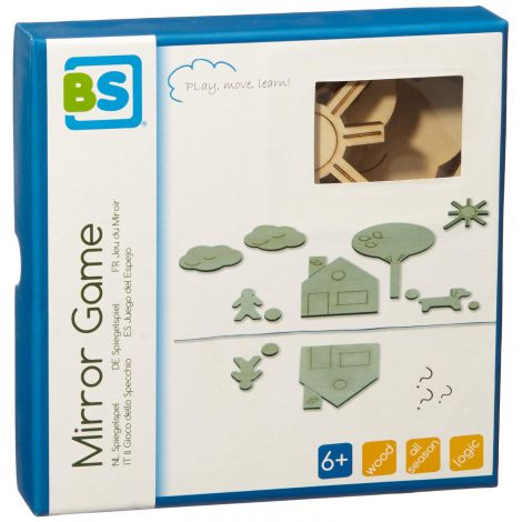 Joc educativ de logica, Imagini in oglinda, 6 ani+, BStoys GA293 - poza 1