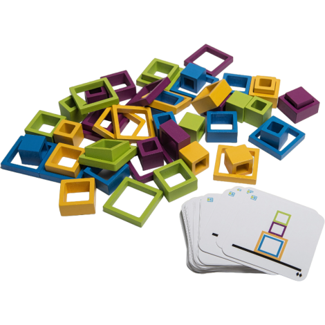 Joc educativ de rapiditate, Creaza modele, Frames, 6 ani+, BStoys GA349 - poza 1