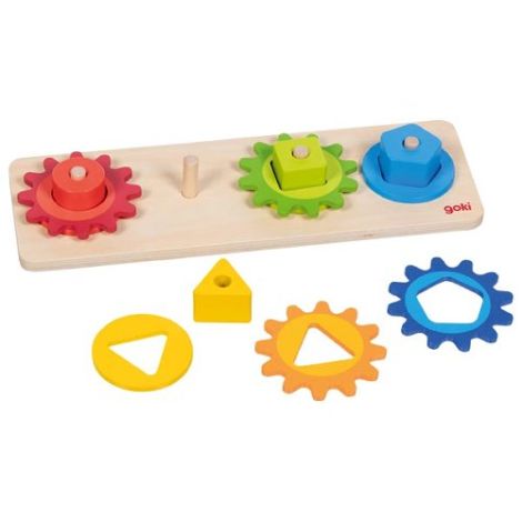 Joc educativ de sortare cu forme geometrice si rotite - poza 1