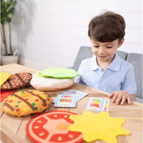Joc educativ de stivuire si potrivire Burgerul gigant - poza 4