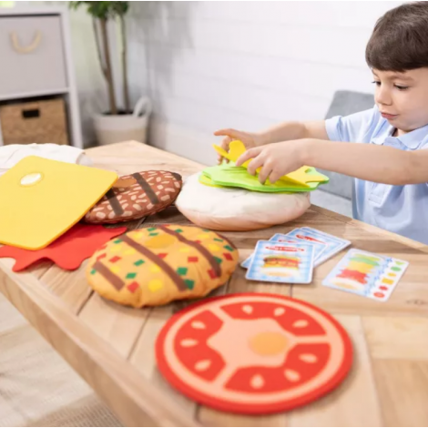 Joc educativ de stivuire si potrivire Burgerul gigant - poza 5