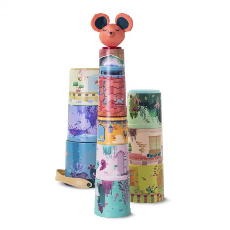 Joc educativ de stivuit Castelul misterelor - poza 1
