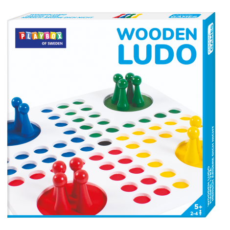 Joc educativ din lemn Ludo