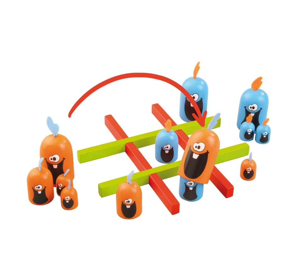 Joc educativ Goblitii Gobblet gobblers Wood - poza 3