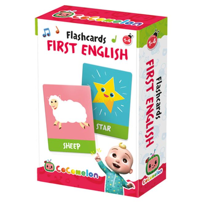 Joc educativ Headu Cococmelon Cartonase sa invatam engleza - poza 1
