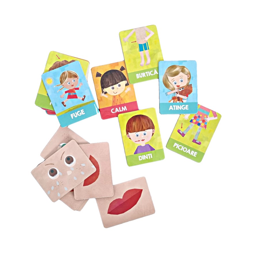 Joc educativ Headu Montessori Emotii si Actiuni in Limba Romana - poza 2