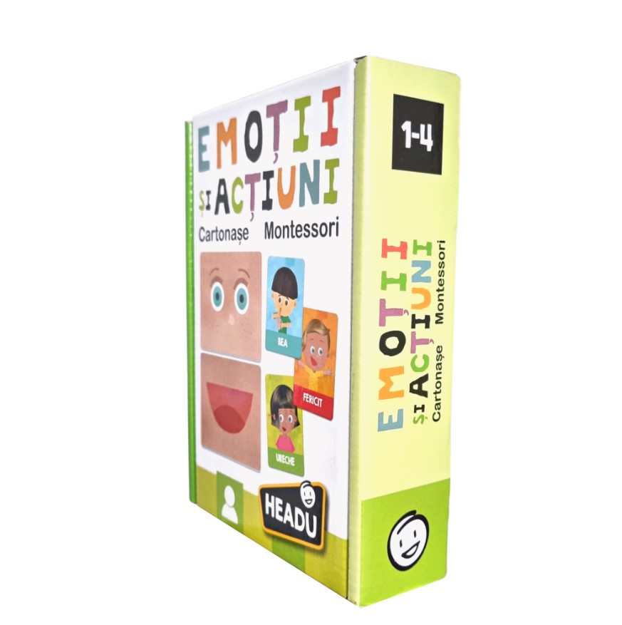 Joc educativ Headu Montessori Emotii si Actiuni in Limba Romana - poza 5