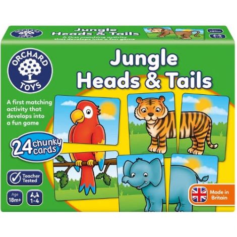 Joc educativ Jungla JUNGLE HEADS & TAILS - poza 1