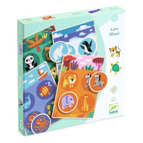 Joc educativ Loto animale, Djeco - poza 1