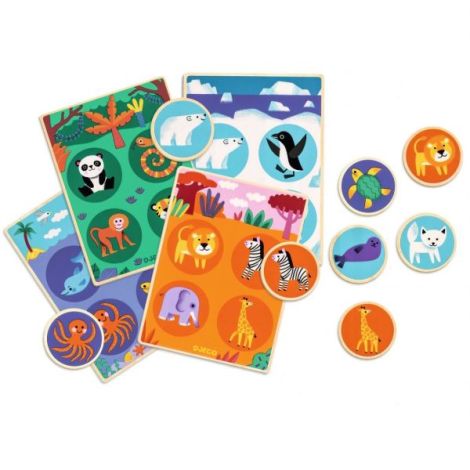Joc educativ Loto animale, Djeco - poza 3