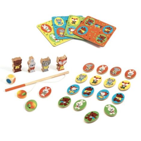 Joc educativ LudoWood 4 jocuri, Djeco - poza 2