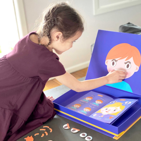 Joc educativ magnetic - Totul despre Corp si Emotii - poza 4