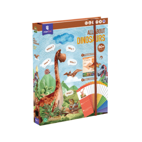 Joc educativ magnetic - Totul despre Dinozauri - poza 1