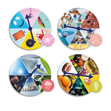 Joc educativ pentru dezvoltarea imaginatiei si vocabularului Rulete creative cu povesti - poza 5