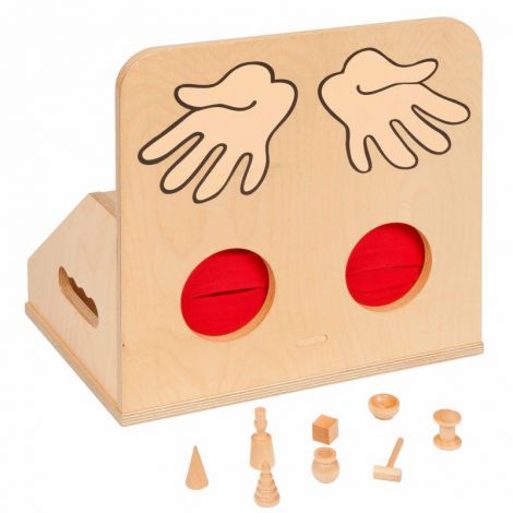 Joc educativ pentru gradinita Cutie pentru Materiale tactile - Toys For Life - poza 1