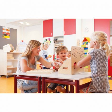 Joc educativ pentru gradinita Cutie pentru Materiale tactile - Toys For Life - poza 3