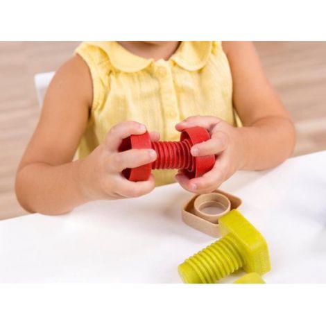 Joc Educativ pentru motricitate Eco Suruburi si piulite - poza 3
