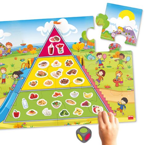 Joc educativ Piramida alimentelor - mancam sanatos - poza 2