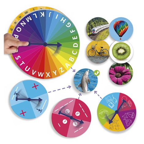 Joc educativ Ruleta alfabet, pentru constientizarea fonologica - poza 2