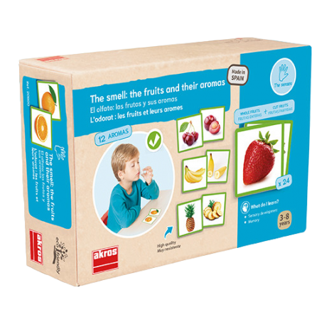 Joc educativ senzorial Cum miros fructele?
