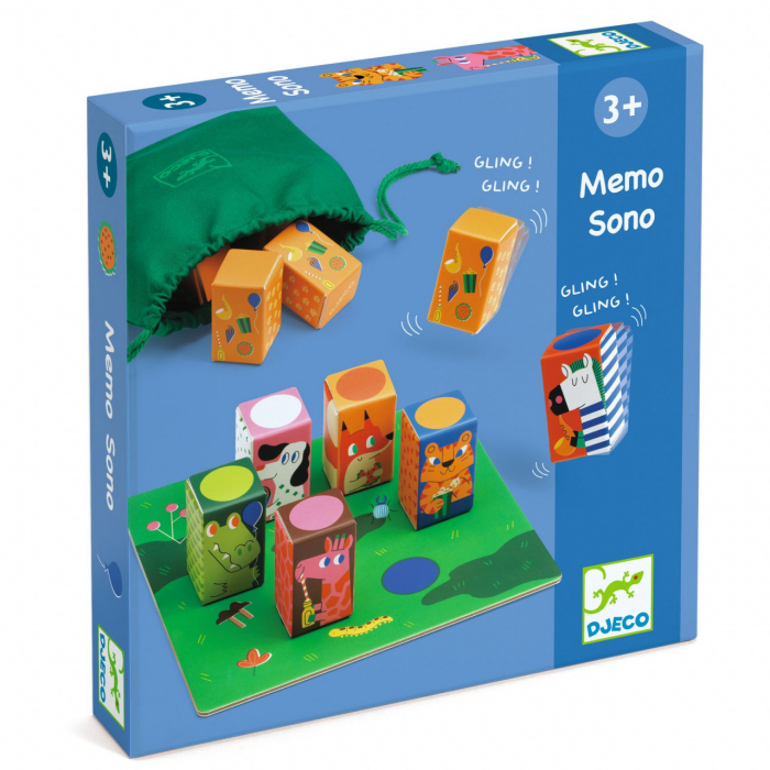 Joc educativ senzorial-Memo sono,+3 ani