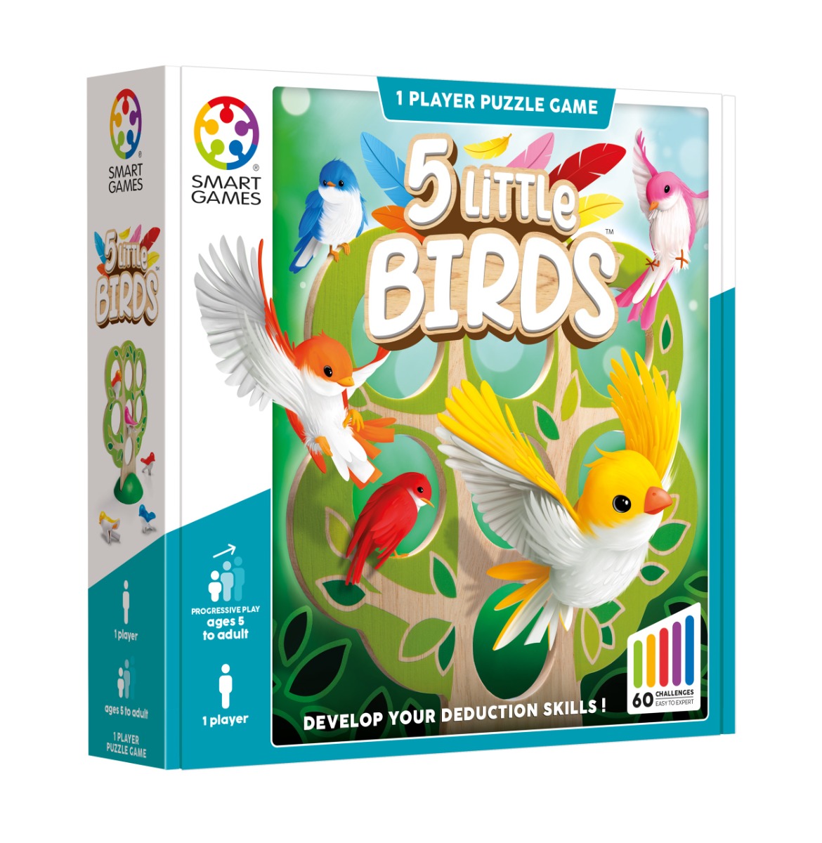 Joc educativ Smart Games 5 Little Birds - poza 1