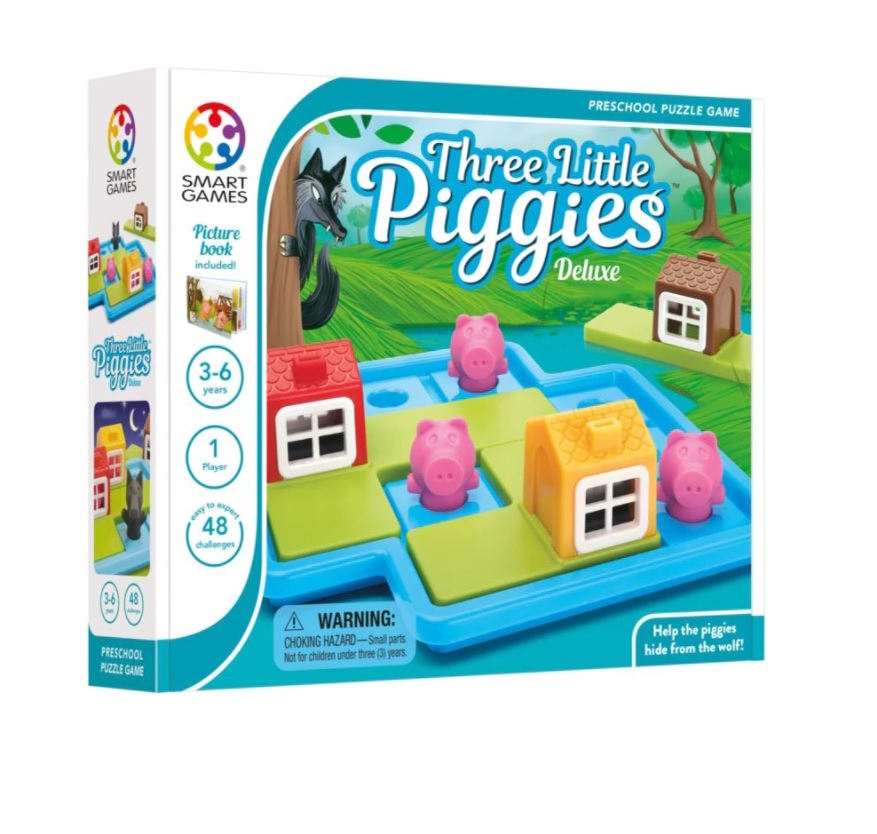Joc educativ Smart Games Three Little Piggies Deluxe - poza 1
