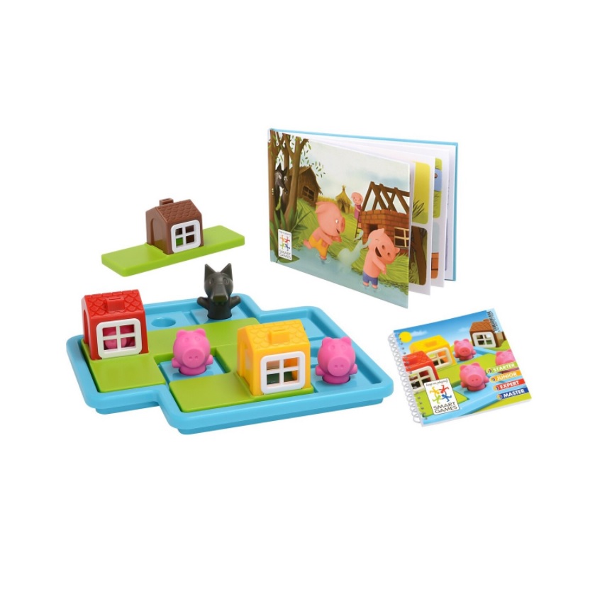 Joc educativ Smart Games Three Little Piggies Deluxe - poza 2