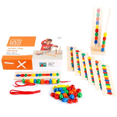 Joc Educativ Sorteaza margelele - poza 1