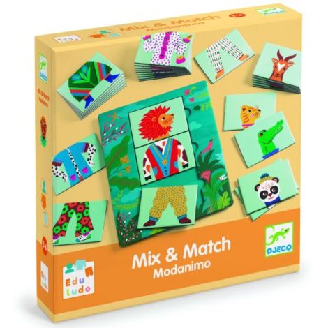 Joc Eduludo Mix & Match Modanimo, Djeco - poza 1