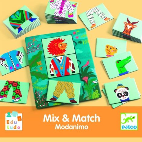 Joc Eduludo Mix & Match Modanimo, Djeco - poza 2
