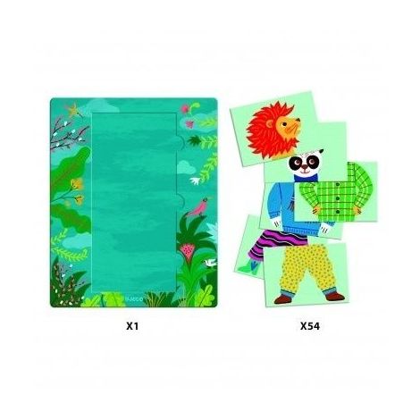 Joc Eduludo Mix & Match Modanimo, Djeco - poza 4