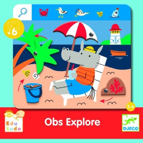 Joc Eduludo Obs Explore, Djeco - poza 3