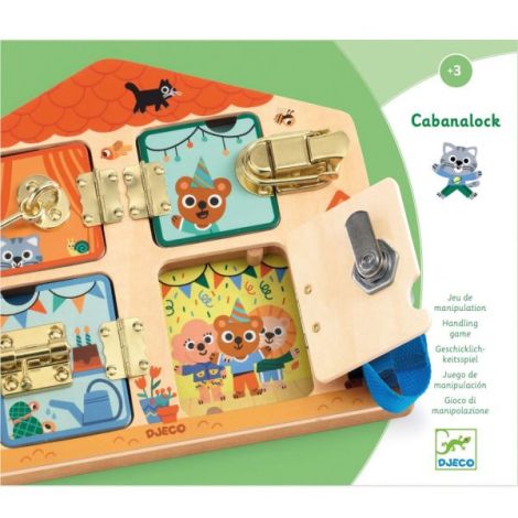 Joc interactiv cu sisteme de închidere pentru copii, Cabanalock, Djeco 01659 - poza 3