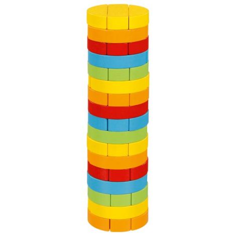 Joc Jenga cu piese din lemn Turnul Rotund - poza 1