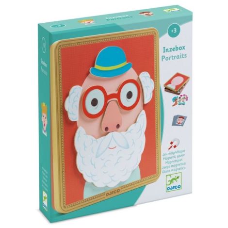 Joc magnetic creativ Portrete, Djeco - poza 1