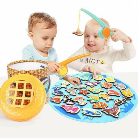 Joc magnetic de pescuit - 30 piese - poza 2