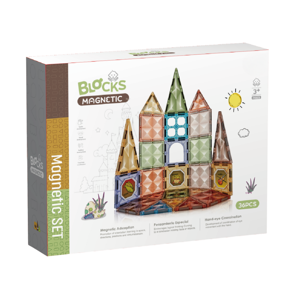 Joc magnetic Diamond - 36 piese (7.5 cm)