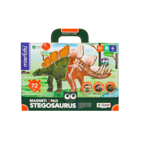 Joc magnetic educativ -Stegosaurus - poza 1