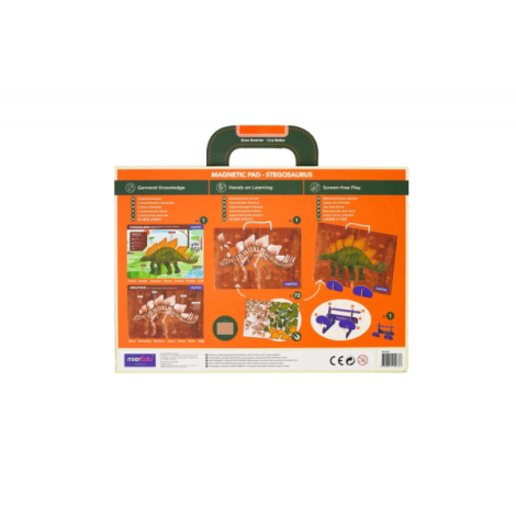 Joc magnetic educativ -Stegosaurus - poza 2