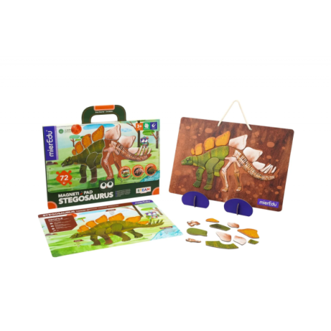 Joc magnetic educativ -Stegosaurus - poza 3